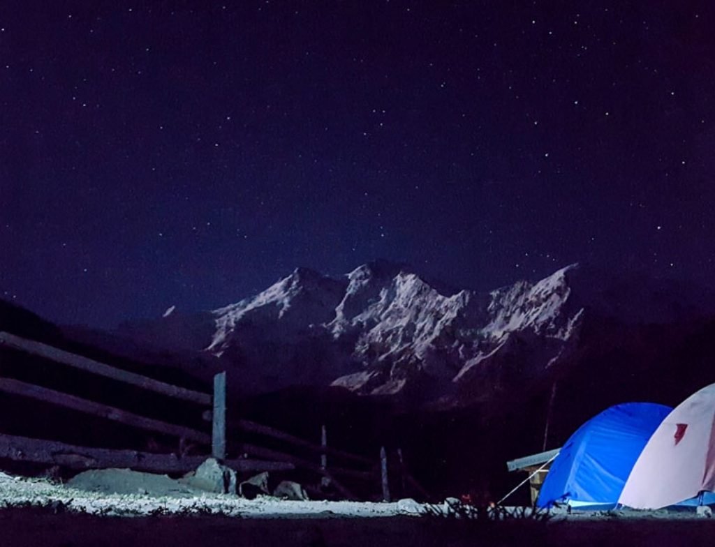 camping at fairy meadows