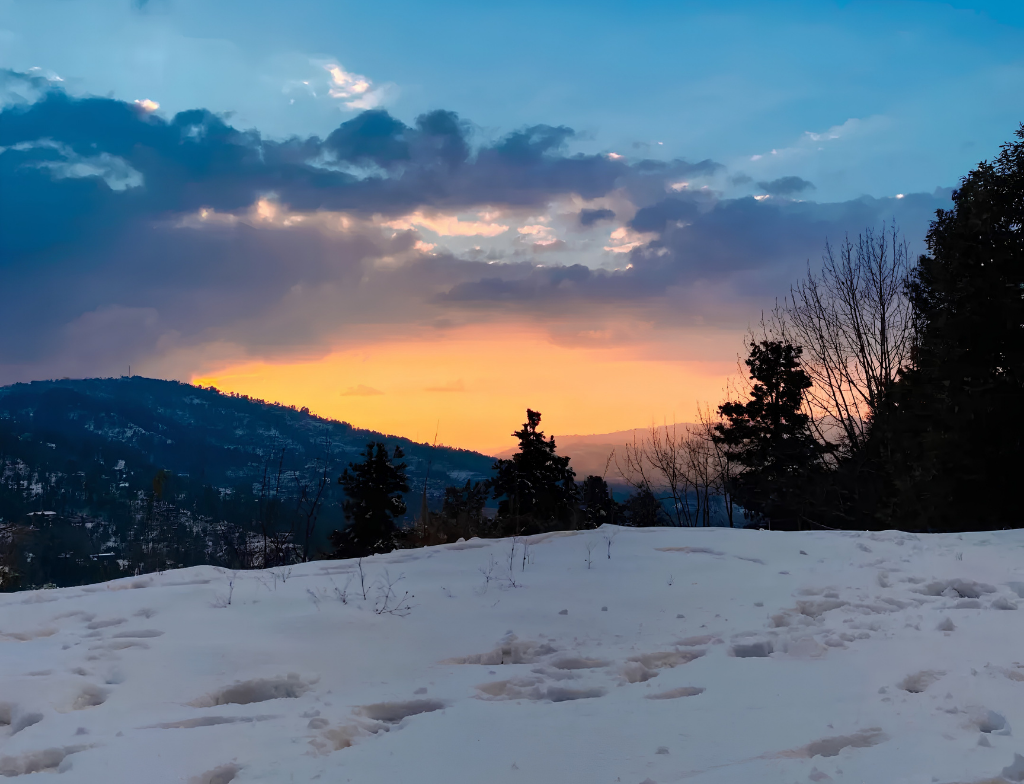 banjosa lake in winter