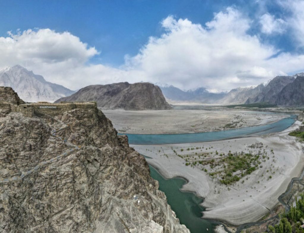 skardu view from kharpochofort