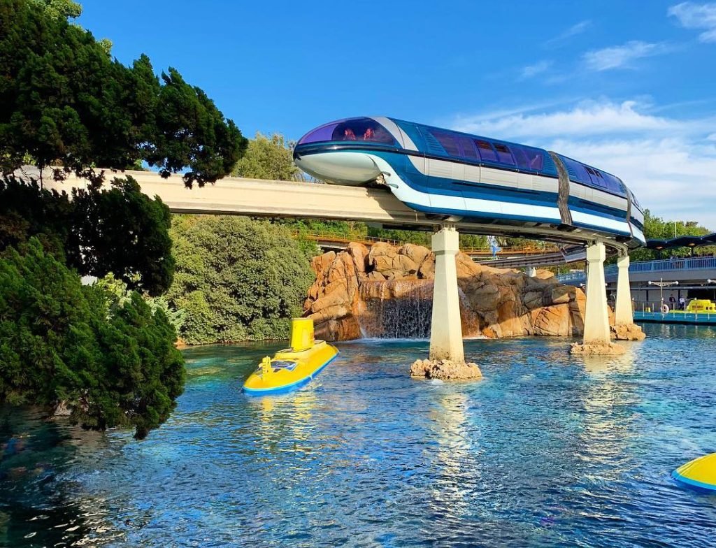 Disneyland rail Fun Places in Anaheim​