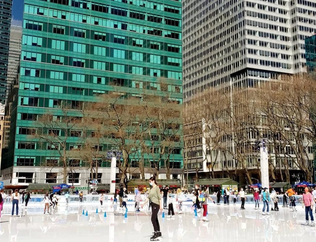 Bryant Park ice skating weather