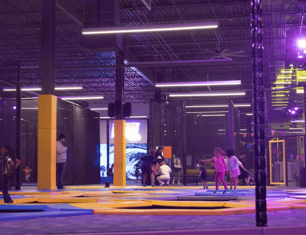 trampoline area empire adventure park