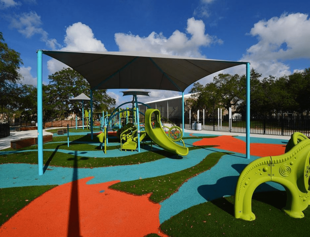 Julian B. Lane Riverfront Park sports field