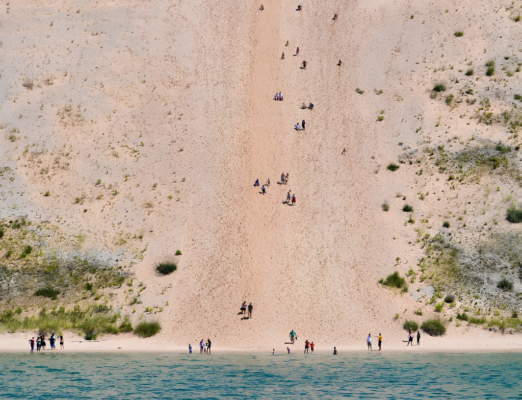 sand dune climb