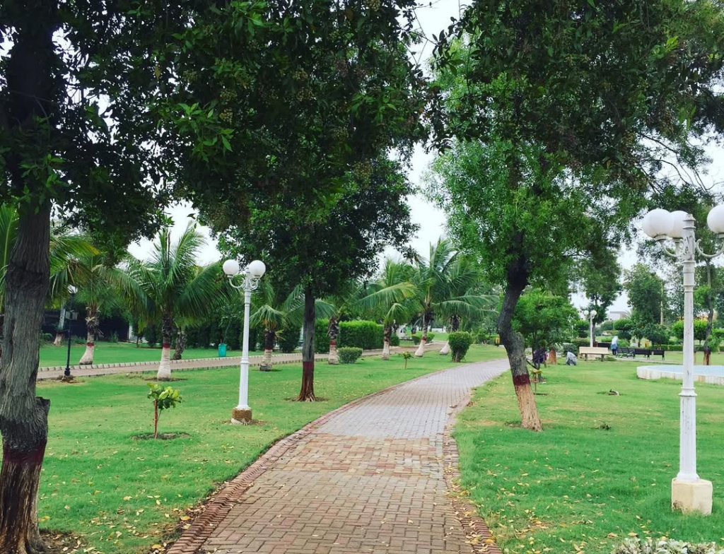 Inside Nisaar shaheed park
